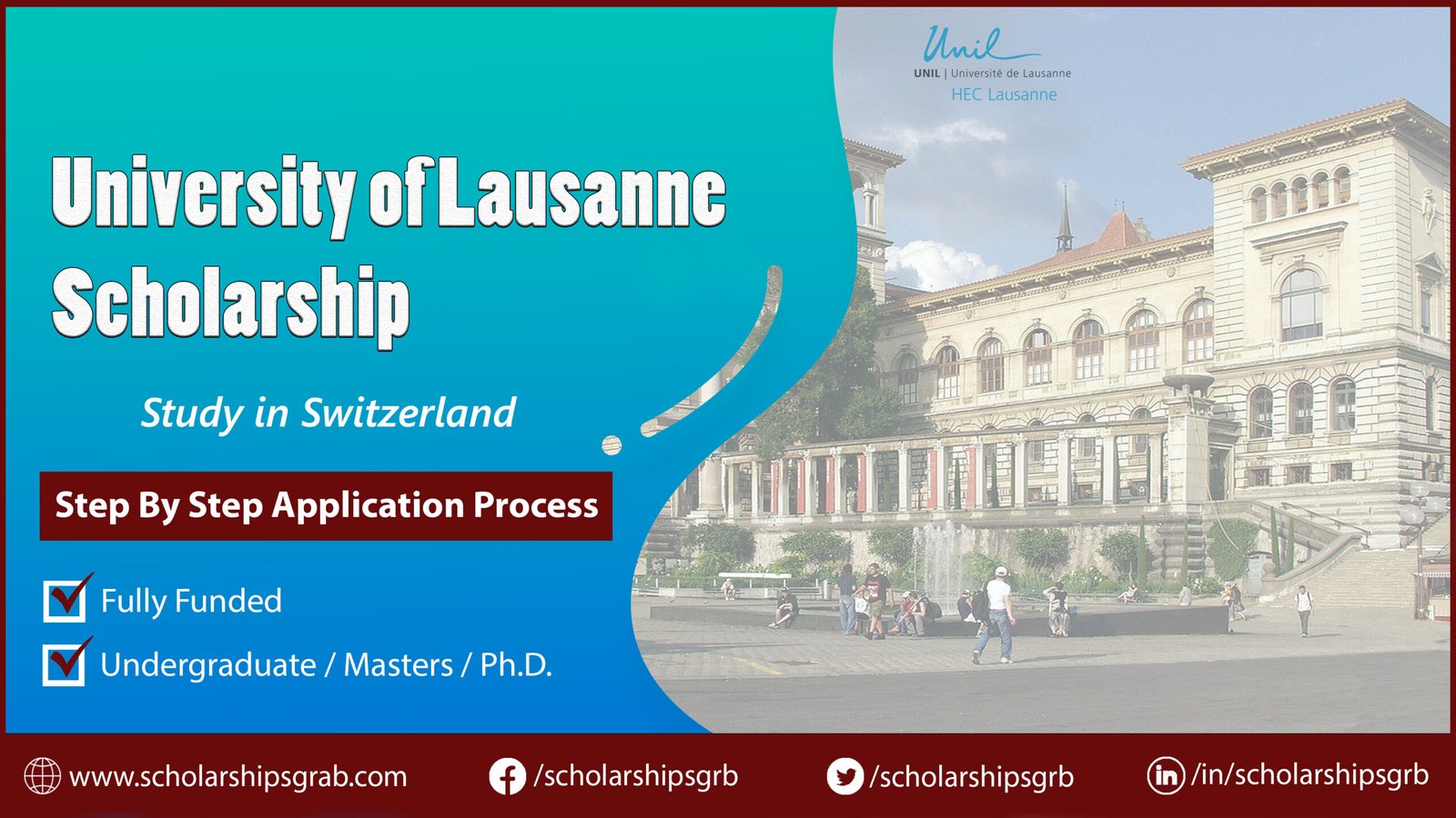 University of Lausanne Scholarship